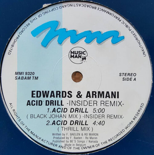 Edwards & Armani - Acid Drill (Insider Remix) (12")