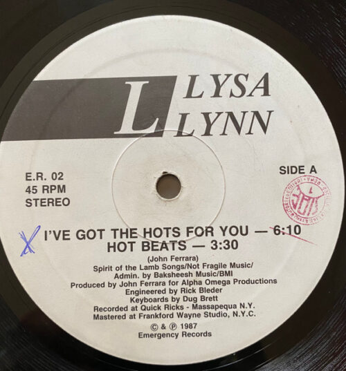 Lysa Lynn - I've Got The Hots For You (12")