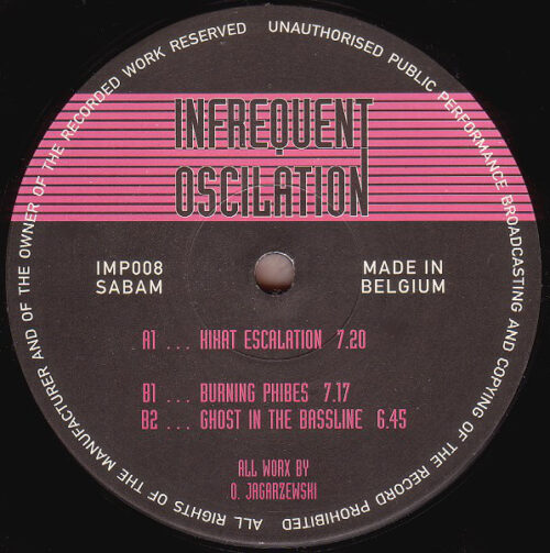 Infrequent Oscilation* - Hihat Escalation (12")