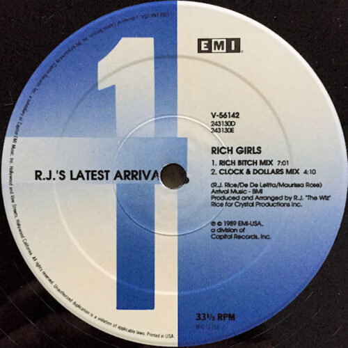 R.J.'s Latest Arrival - Rich Girls (12")