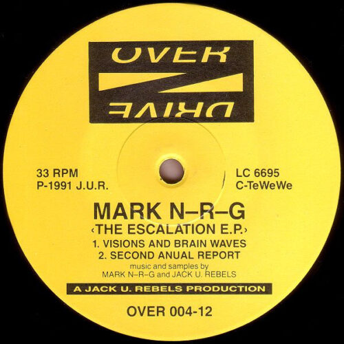 Mark N-R-G - The Escalation E.P. (12", EP)