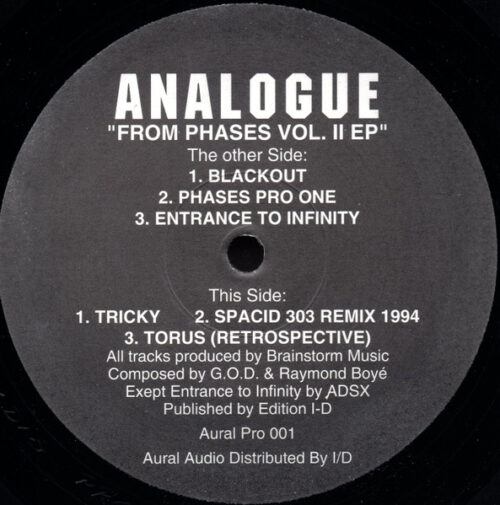 Analogue (2) - From Phases Vol. II EP (12", EP)