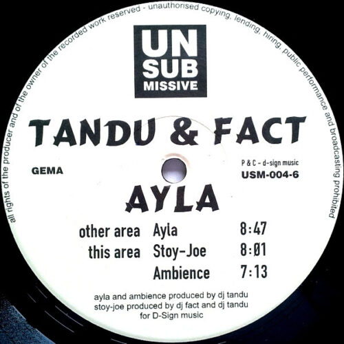 Tandu* & Fact* - Ayla (12")