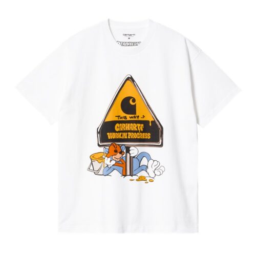Carhartt WIP S/S Deadkebab Workin On It T-S White