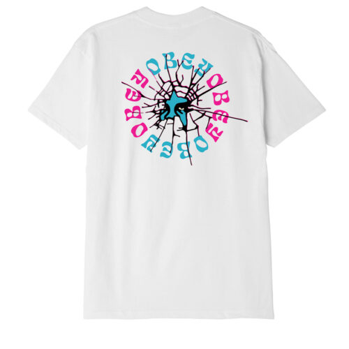 Obey Broken Glass Tee White