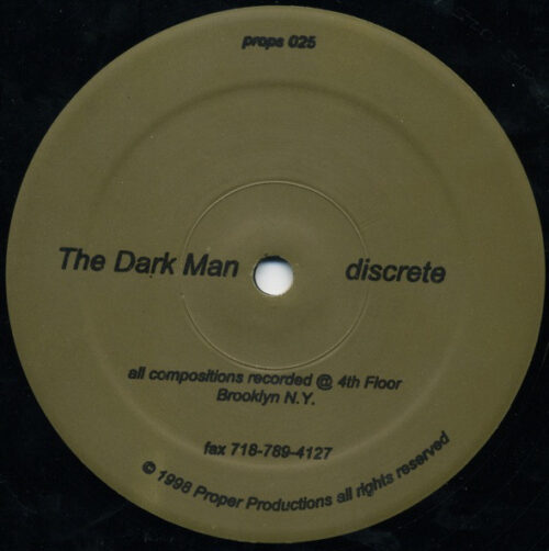 The Dark Man - Discrete (12")