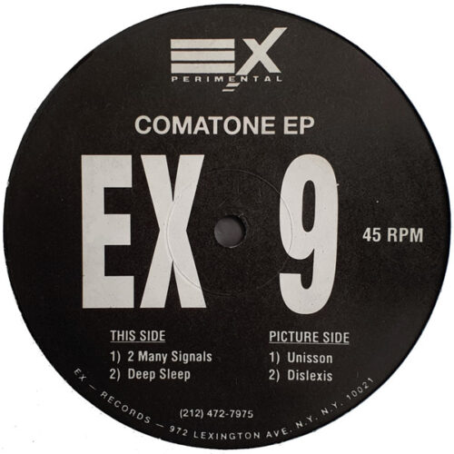 Comatone - Comatone EP (12", EP)