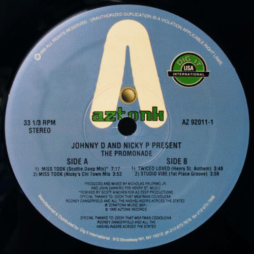 Johnny D And Nicky P* - The Promonade (12")