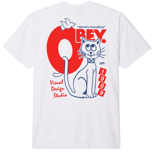 Obey World's Friendliest Tee White