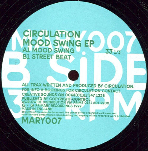 Circulation - Mood Swing EP (12", EP)