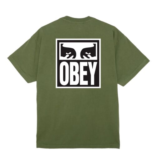 Obey Eyes Icon 2 Tee Moss Green