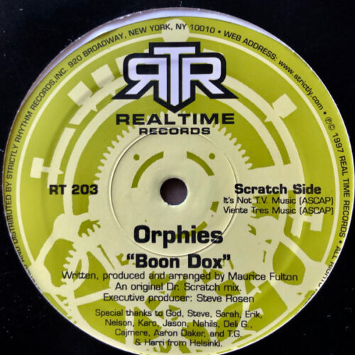 Orphies - Boon Dox / Love The Flute (12")