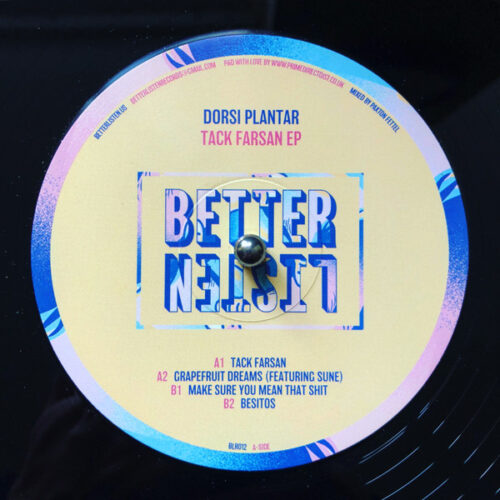 Dorsi Plantar - Tack Farsan EP (12", EP)