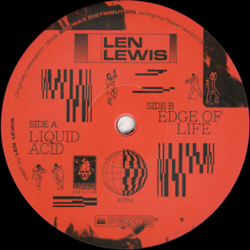 Len Lewis -  Liquid Acid / Edge Of Life (12", EP, RE, RM)