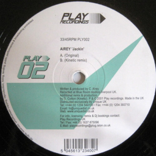 Airey - Jackin' (12")