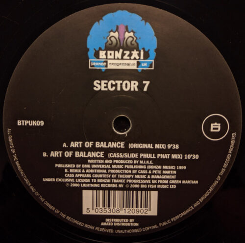 Sector 7 (2) - Art Of Balance (12")
