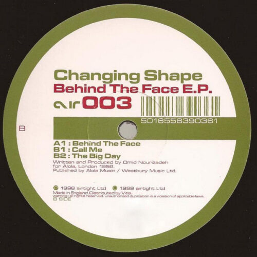 Changing Shape - Behind The Face E.P. (12", EP)