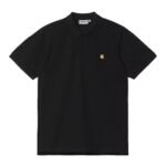 s s chase pique polo black