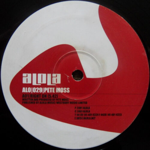 Pete Moss - Right On (12")