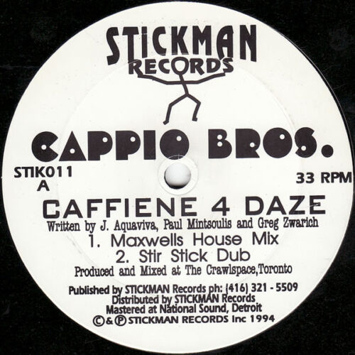 Cappio Bros. - Caffiene 4 Daze (12")