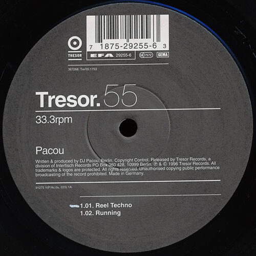 Pacou - Reel Techno (12")