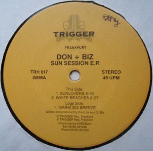 Don* + Biz* - Sun Session E.P. (12", EP)