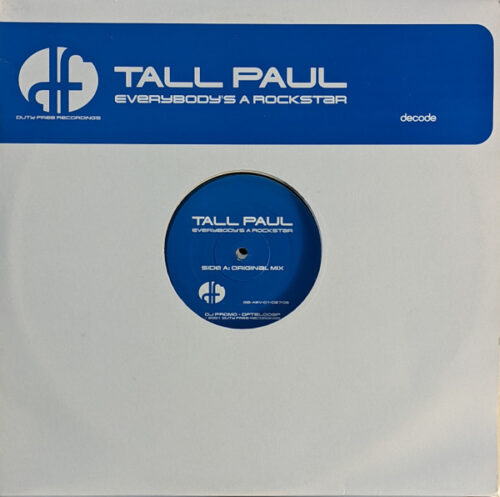 Tall Paul - Everybody's A Rockstar (2x12", Promo)