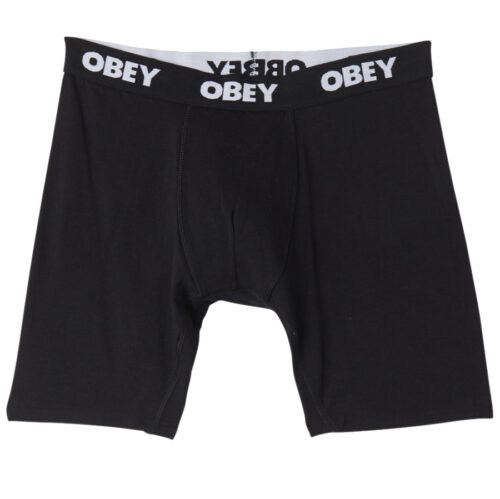 Obey Established Work 2 Pack Boxers Black