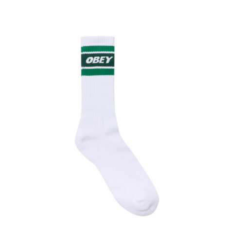 Obey Cooper Socks White / Green