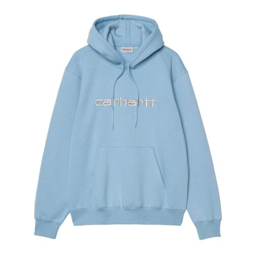 Carhartt WIP Hooded Carhartt Sweat Bluebird / Fleur De Sel