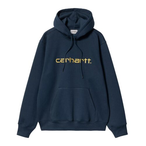 Carhartt WIP Hooded Carhartt Sweat Inked / Air Yellow