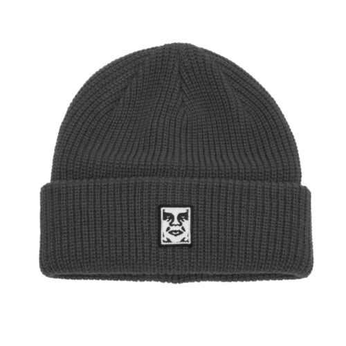 Obey Mid Icon Patch Cuff Beanie Black