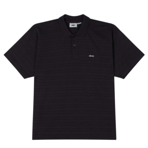 Obey Nesh Bigwig Polo Digital Black