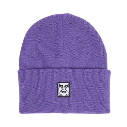 Obey Icon Patch Cuff Beanie Passion Flower