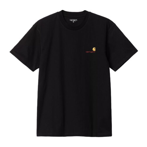 Carhartt WIP S/S American Script T-Shirt Black