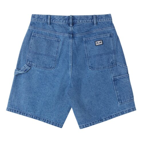 Obey Bigwig Denim Carpenter Short Light Indigo