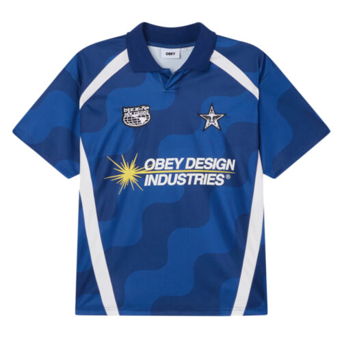 Obey Soccer Jersey Blue Multi