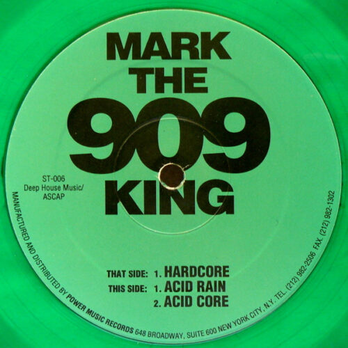Mark The 909 King - Hardcore (12", Gre)