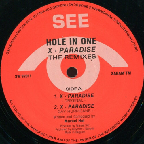 Hole In One - X-Paradise The Remixes (12")