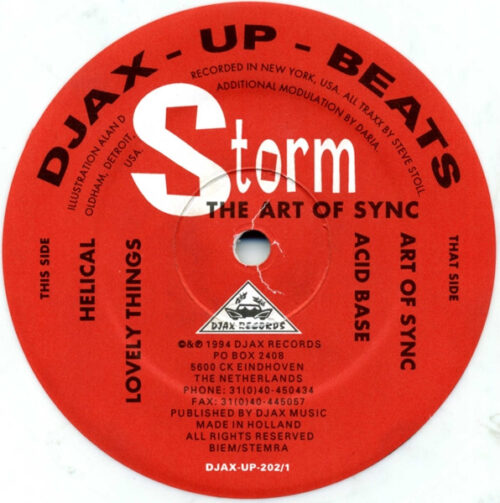 Storm (2) - The Art Of Sync (2x12", Whi)