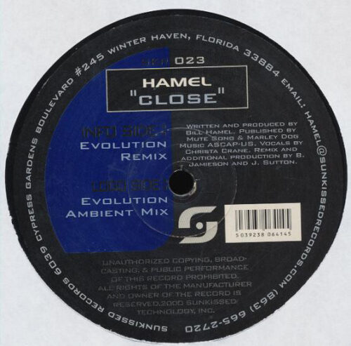 Hamel* - Close (Evolution Remixes) (12")