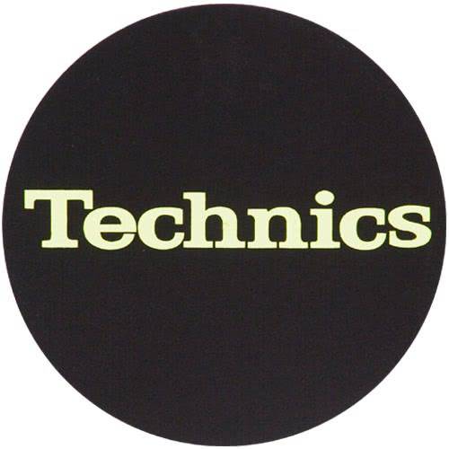 Technics Logo Glow In The Dark Slipmat (Paar)