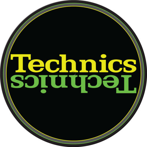 Technics Double Yellow Slipmat (Paar)