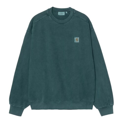 Carhartt WIP Vista Sweat Deep Lagoon Garment Dyed