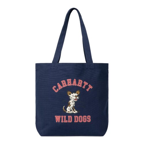 Carhartt WIP Graphic Canvas Tote, Wild Dog Print, Jupiter