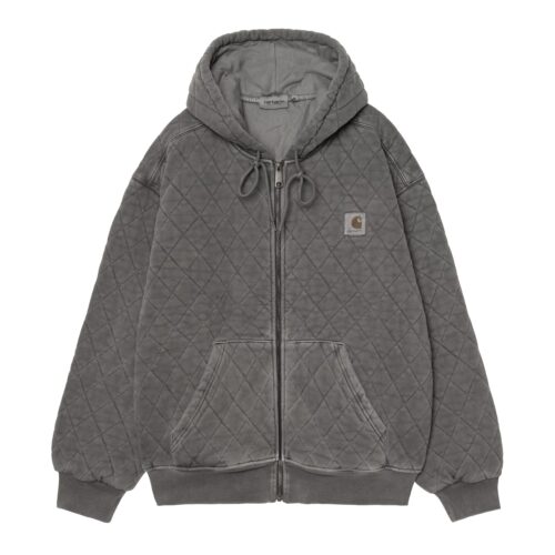 Carhartt WIP Hooded Vista Quilted Sweet Jacket Black