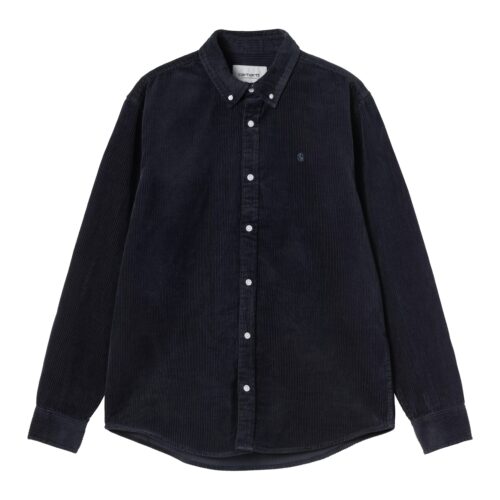 Carhartt WIP L/S Madison Cord Shirt Dark Navy