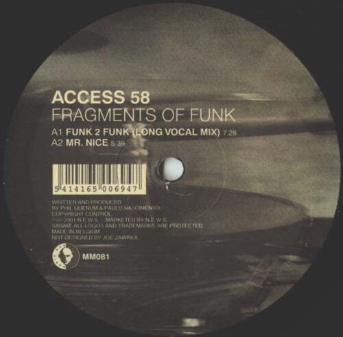 Access 58 - Fragments Of Funk (12")