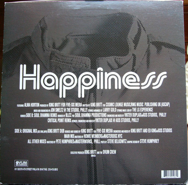Happiness-1 King Britt Presents Sylk 130 Featuring Alma Horton-1
