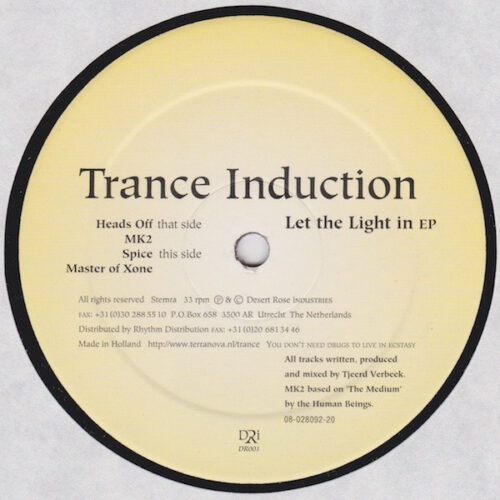 Trance Induction - Let The Light In EP (12", EP)